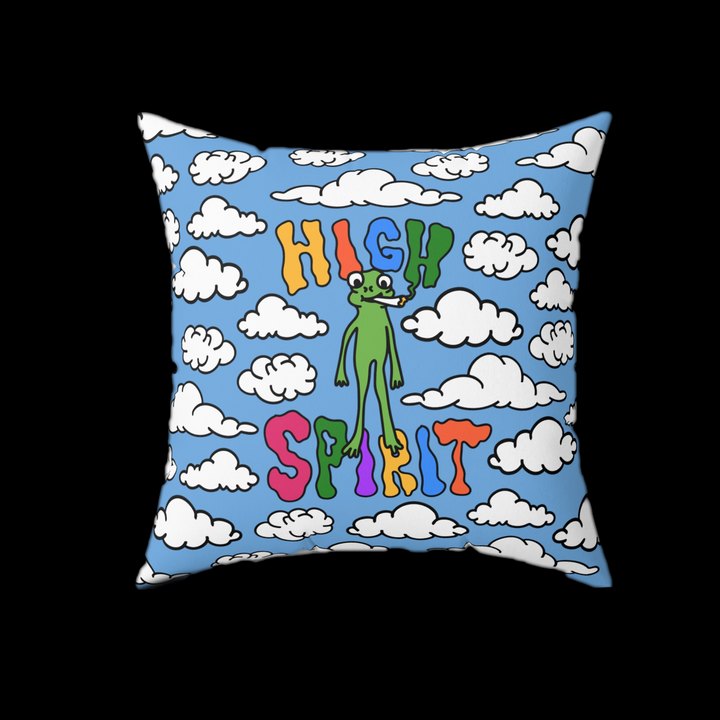 Floating on Cloud Nine Square Pillow